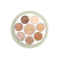 NOVO Тени для век 8 оттенков Sparkling Galaxy Eyeshadow