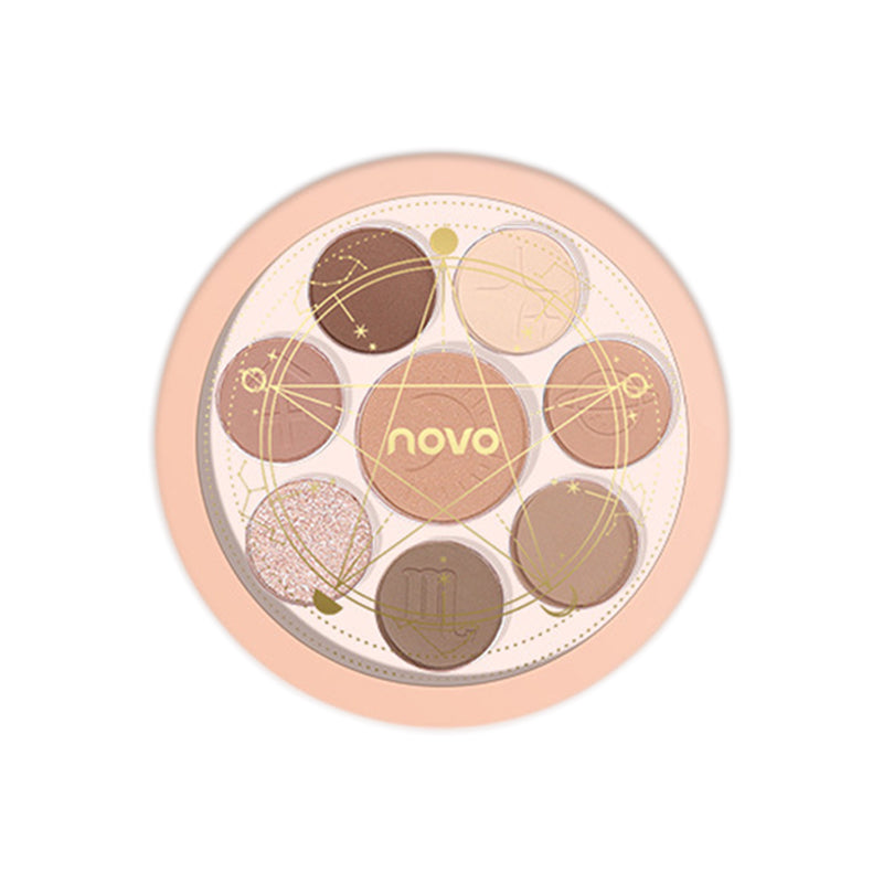 NOVO Тени для век 8 оттенков Sparkling Galaxy Eyeshadow