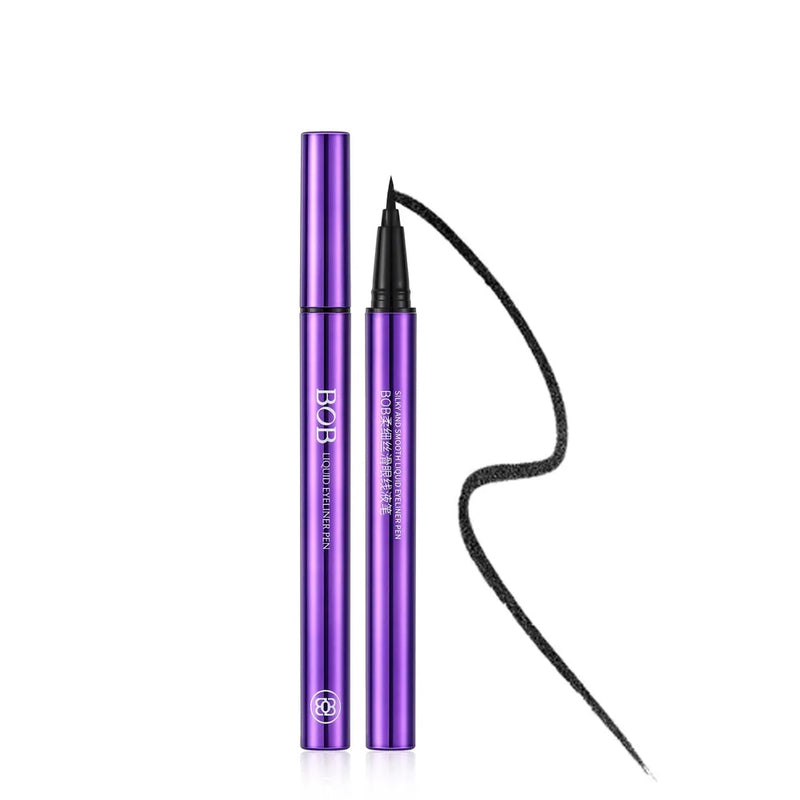 BOB Подводка для глаз LIQUID EYELINER,Чёрный,0.6г